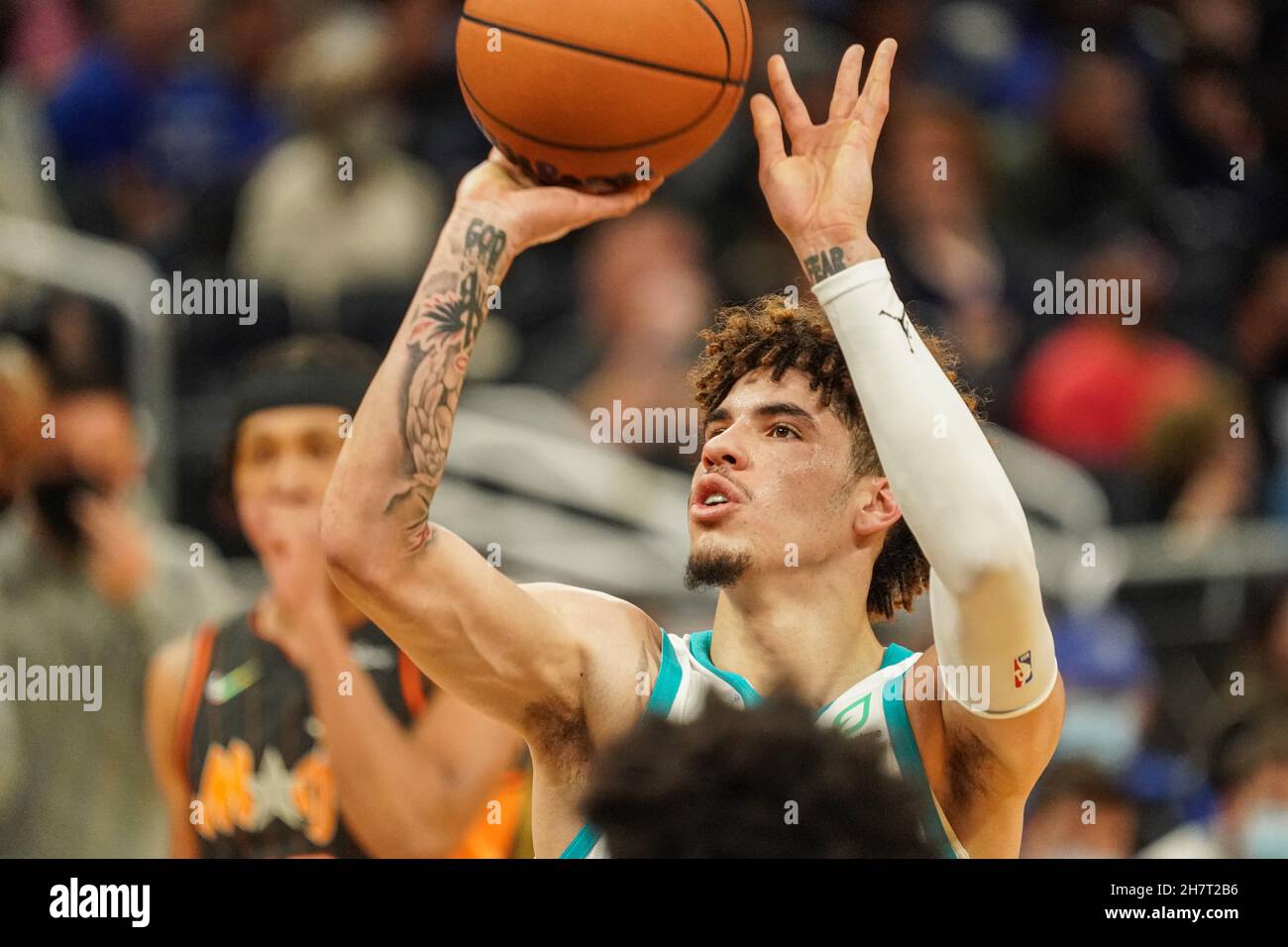 LaMelo Ball 2 After Shoots basketball player for the Charlotte