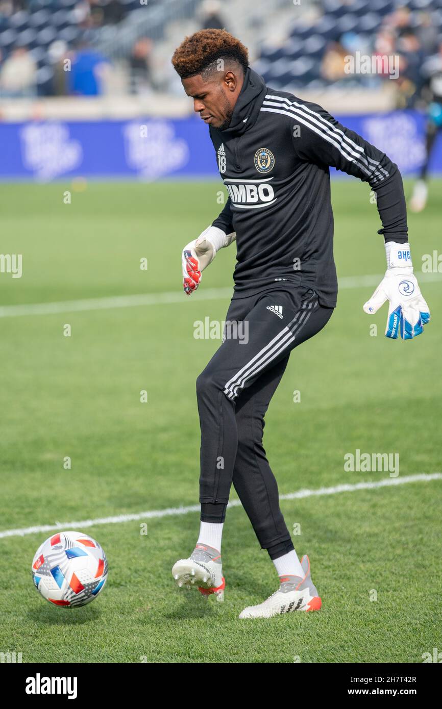 Andre Blake Philadelphia Union goalkeeper MLS & Jamaican goalie footballer  soccer player Stock Photo - Alamy
