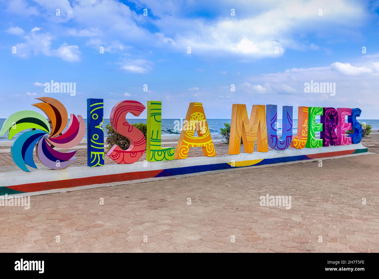 Isla Mujeres, Quintana Roo, Mexico, 10 September, 2021 Colorful