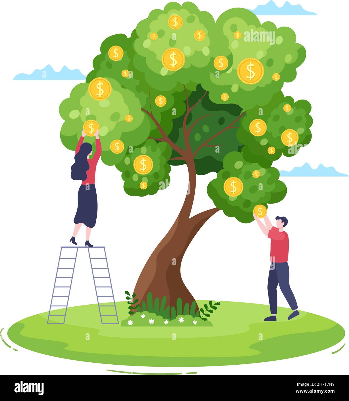 Money Tree of Financial Business Investment Profit Flat Design Vector Illustration with Dollar Banknotes and Golden Coins for Poster or Background Stock Vector Image & Art - Alamy Money Tree of Financial Business Investment Profit Flat Design Vector Illustration with Dollar Banknotes and Golden Coins for Poster or Background Stock Vector Image & Art - Alamy