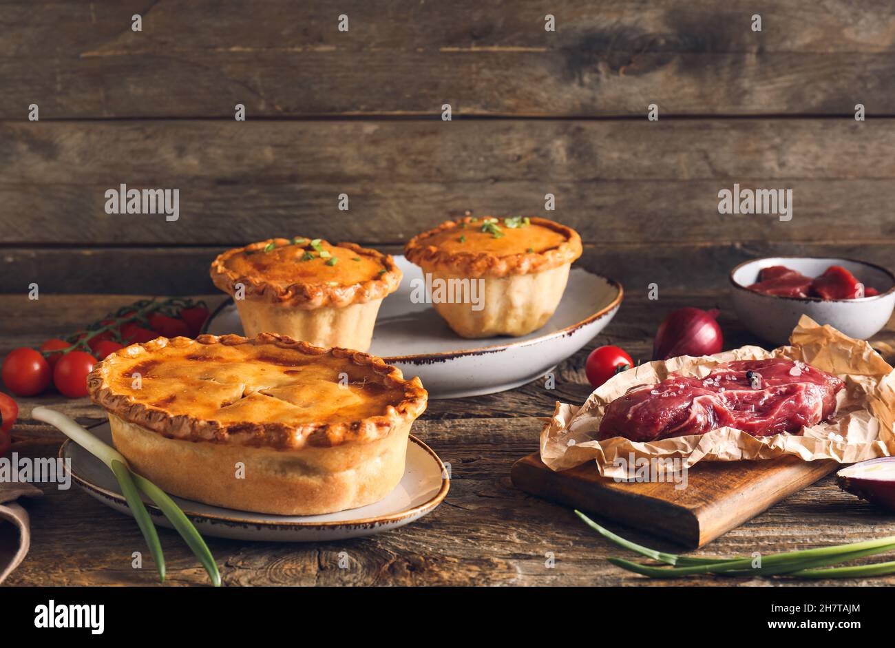 Country vegetable pies hi-res stock photography and images - Alamy
