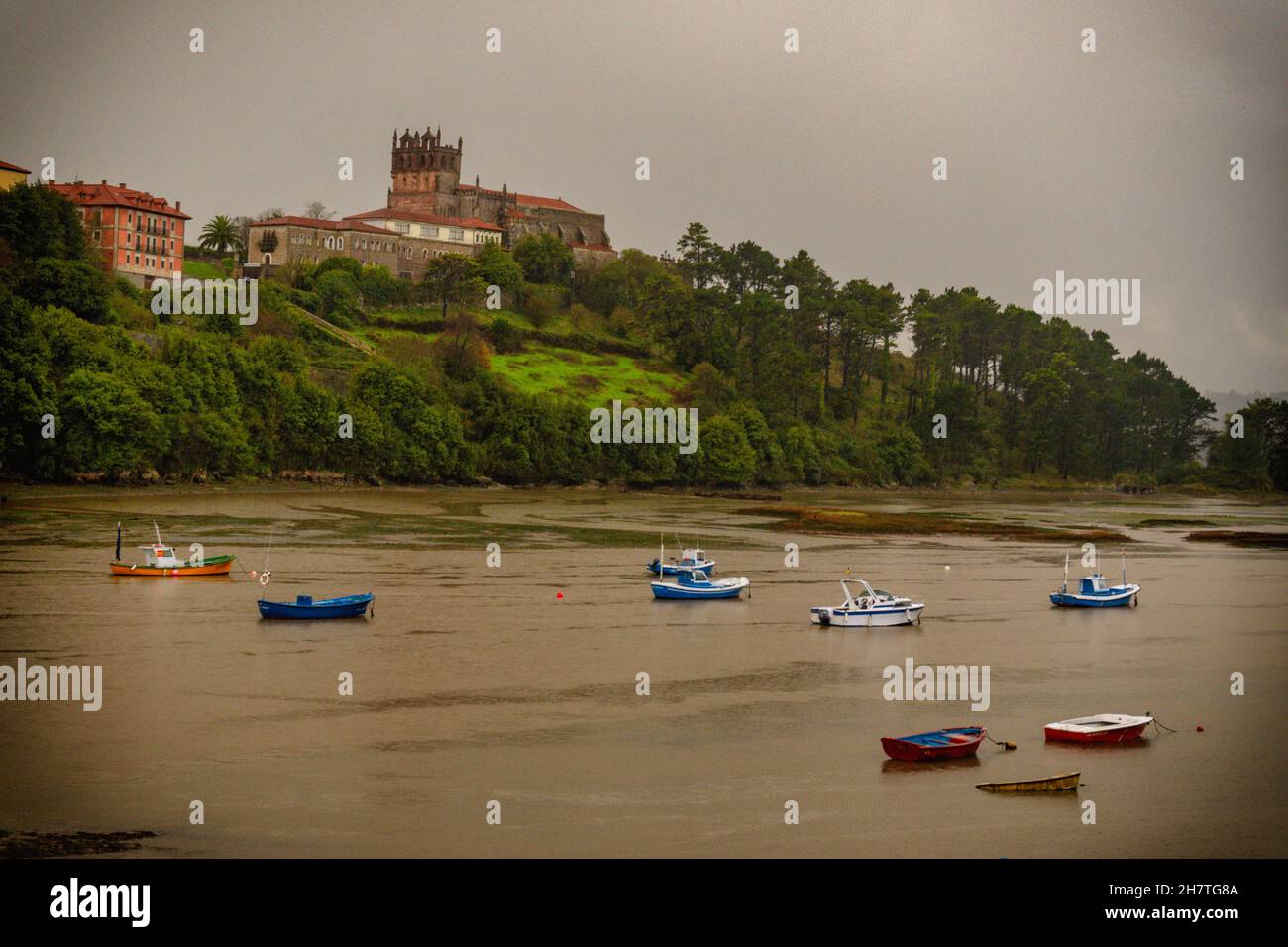 Landscapes and places of the Cantabrian coast. Stock Photo