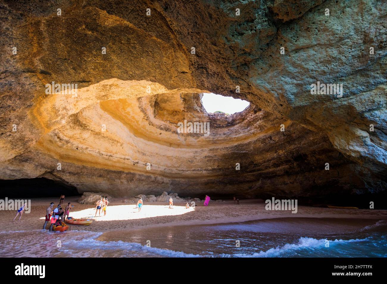 Portugal, Algarve, Spectacular marine cave of Algar de Benagil   Photo © Federico Meneghetti/Sintesi/Alamy Stock Photo Stock Photo