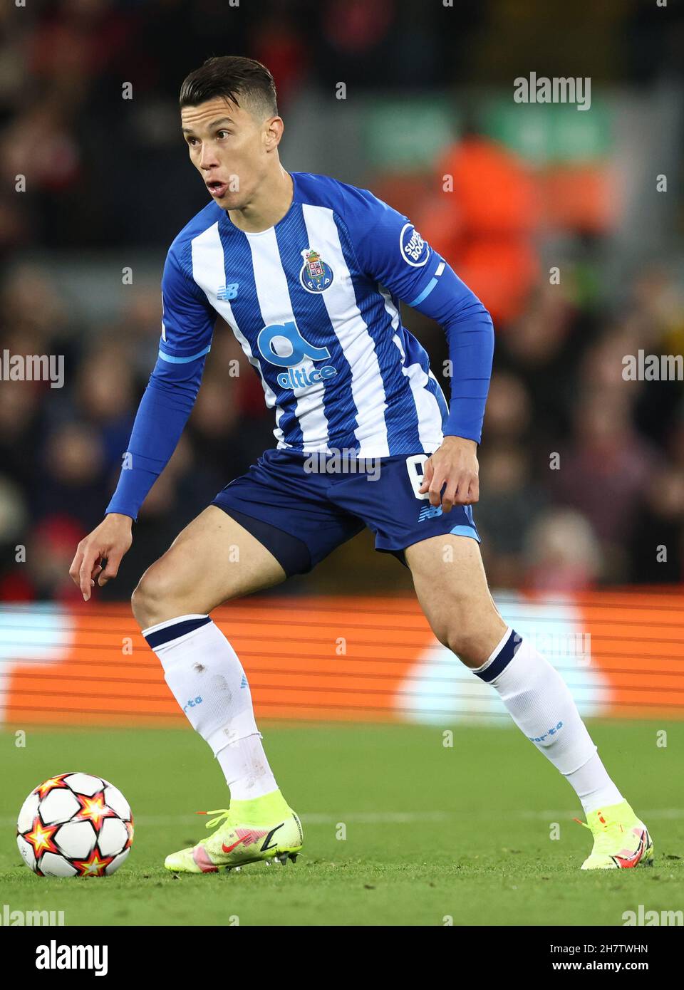 Liverpool, England, 24th November 2021.  Mateus Uribe of FC Porto during the UEFA Champions League match at Anfield, Liverpool. Picture credit should read: Darren Staples / Sportimage Credit: Sportimage/Alamy Live News Stock Photo