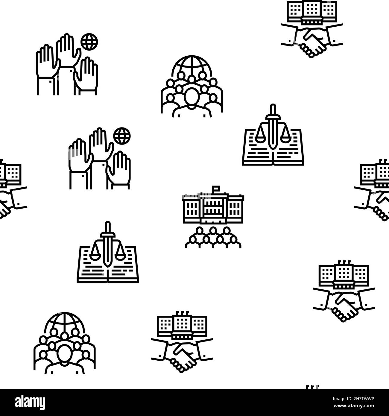 Governing Pattern Voting pattern Black and White Stock Photos & Images - Alamy
