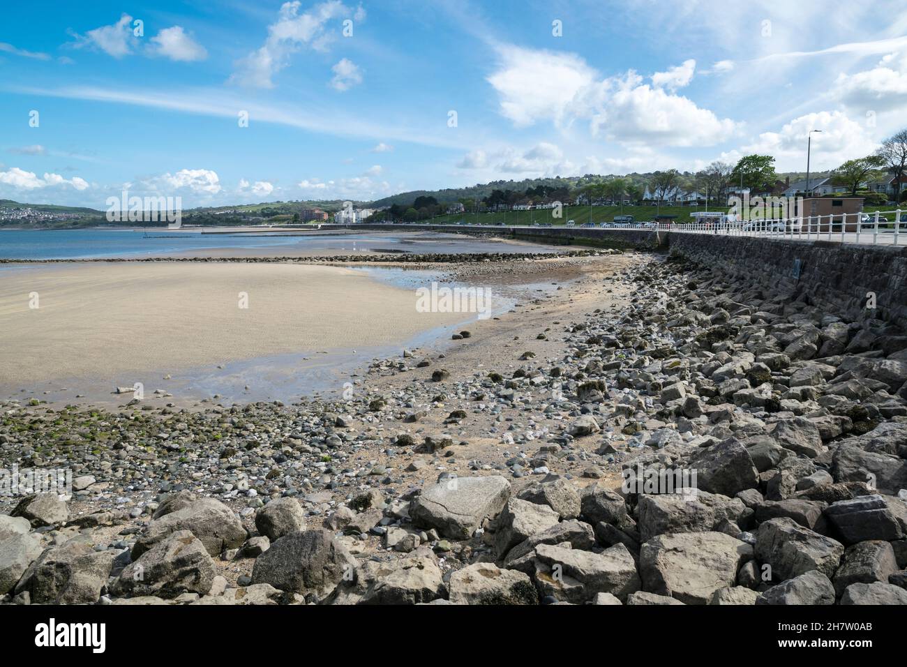 Rhos on Sea North Wales coast Stock Photo Alamy