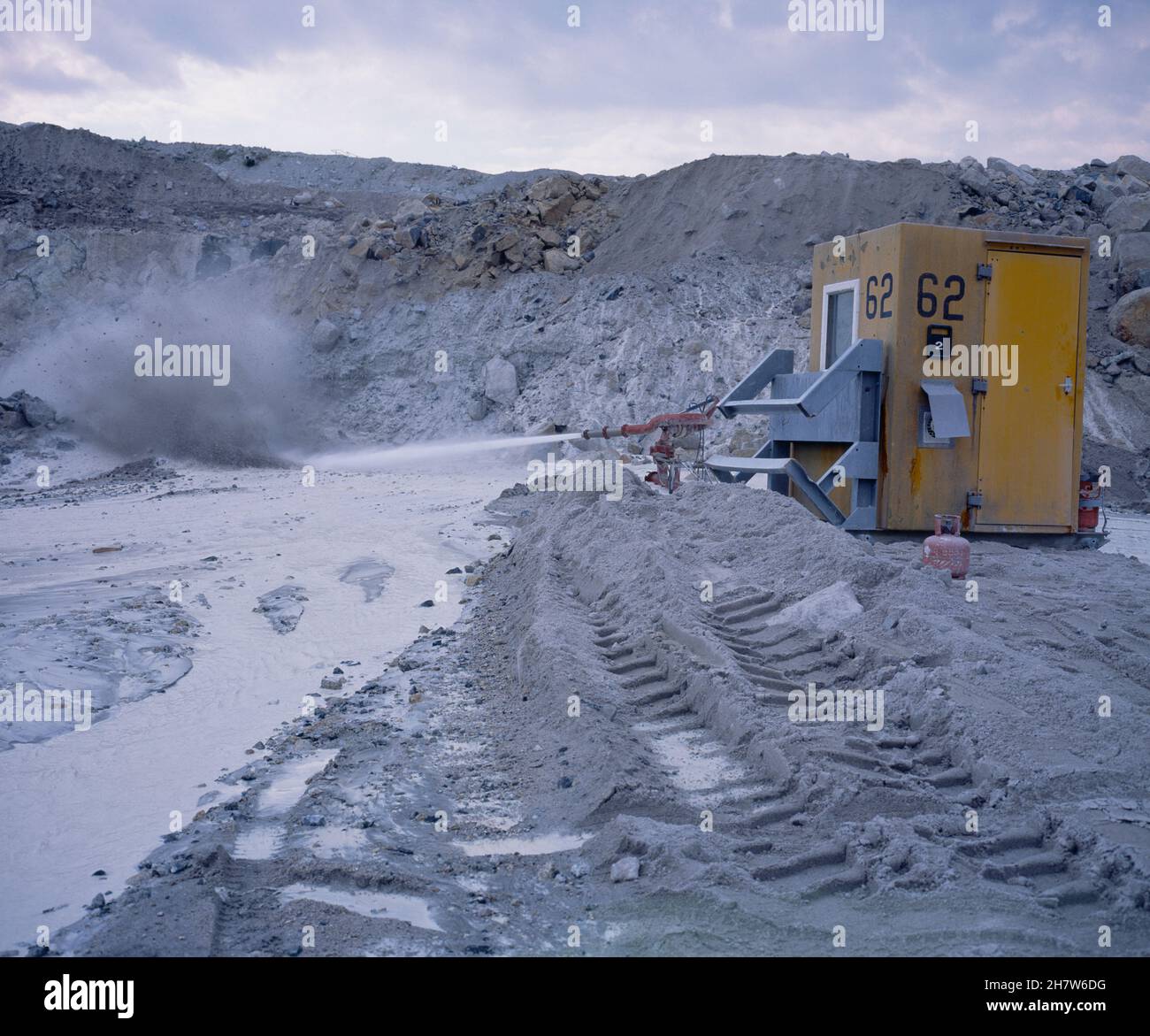 England, Cornwall, Industry, Open cast china clay mine Stock Photo Alamy