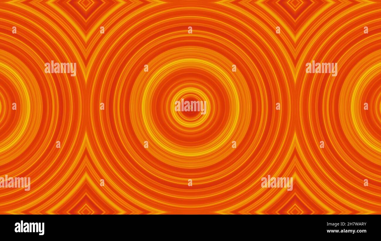 Dynamic circle shapes. Abstract animated kaleidoscope circles. Reducing