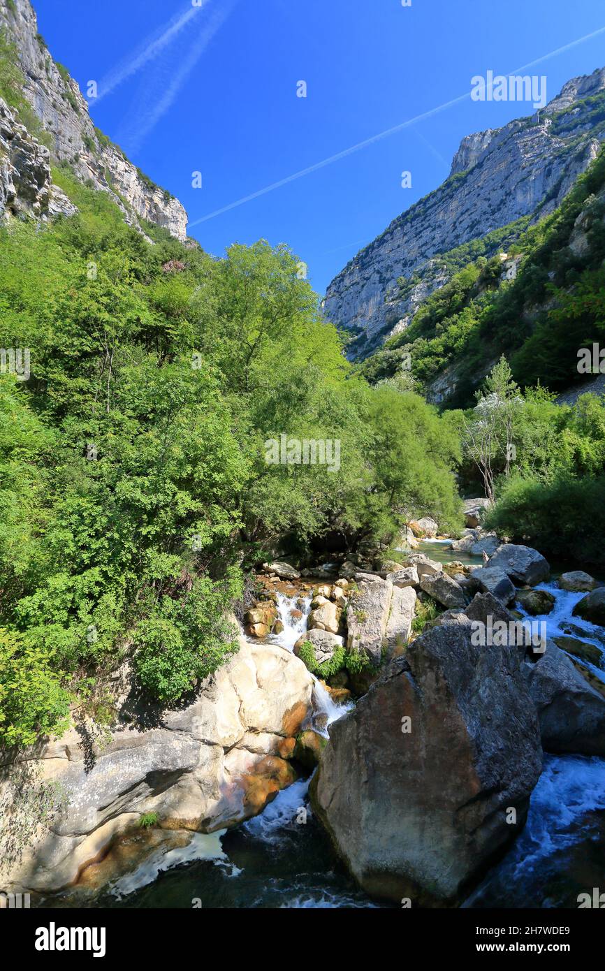Loup river, Alpes Maritimes, French Riviera, France Stock Photo Alamy