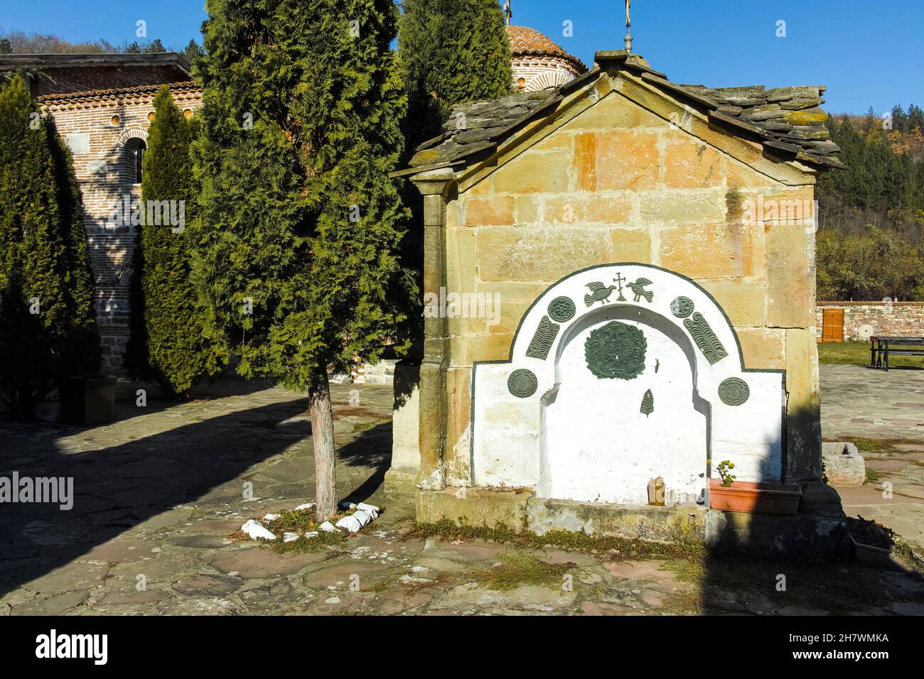 Medieval Lopushanski Monastery of Saint John the Forerunner, Montana ...