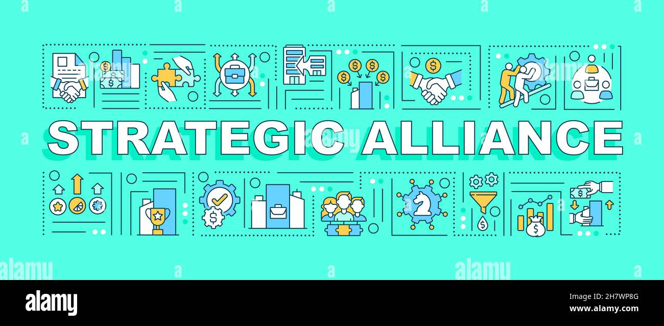 Strategic alliance word concepts banner Stock Vector Image & Art - Alamy