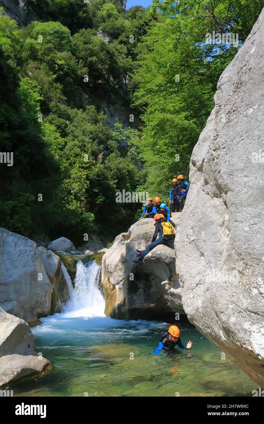 Loup river, Alpes Maritimes, French Riviera, France Stock Photo Alamy