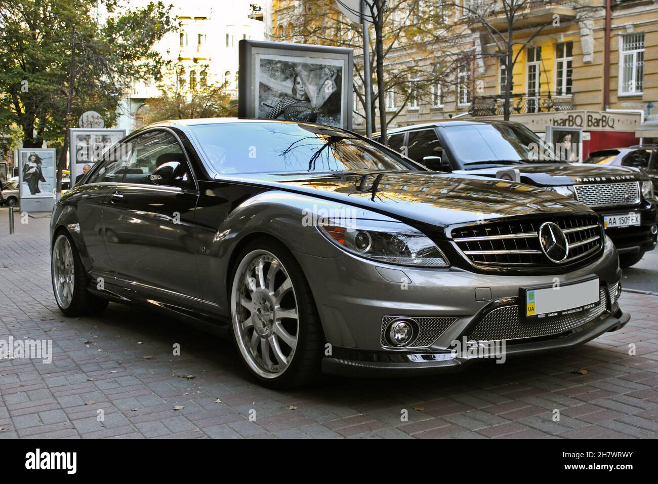 Kiev, Ukraine - April 11, 2013. Mercedes-Benz Carlsson Aigner CK65 RS Eau  Rouge Dark Edition 1 Stock Photo - Alamy