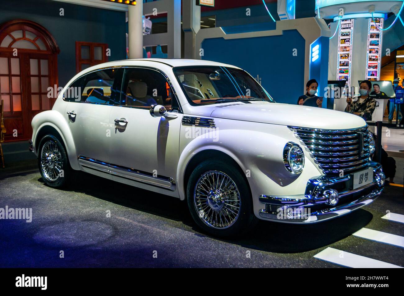 The Wey Yuan Meng A Retro Looking SUV From Great Wall Seen On Display 