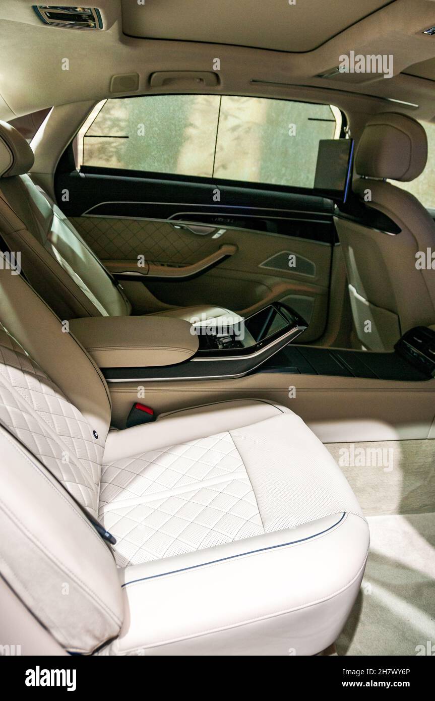 Interior of the Audi A8L Horch seen on display at the 2021 Guangzhou Auto  Show, Guangdong Province, China Stock Photo - Alamy