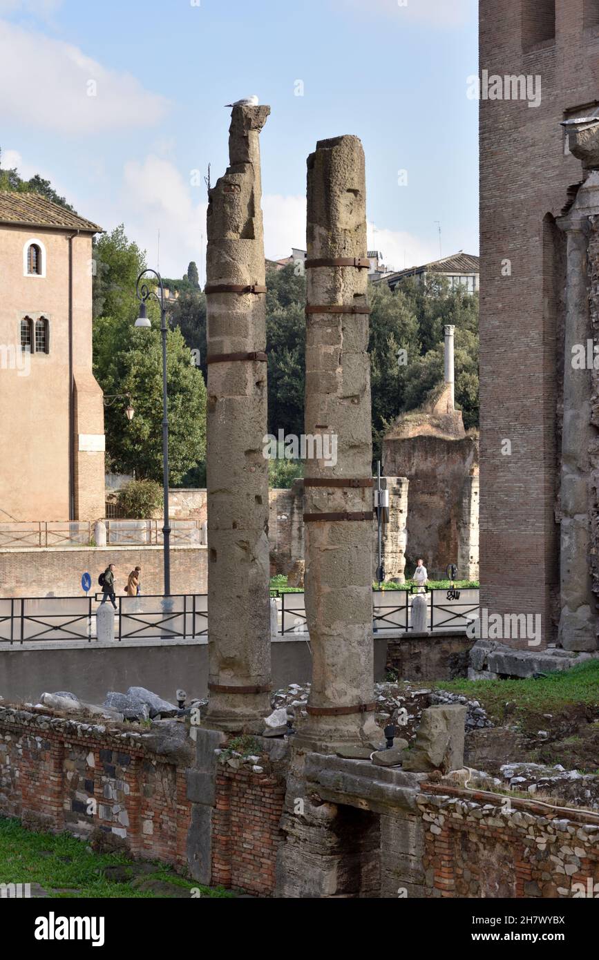 Tempio di Giano al Foro Olitorio, Rome, Italy Stock Photo