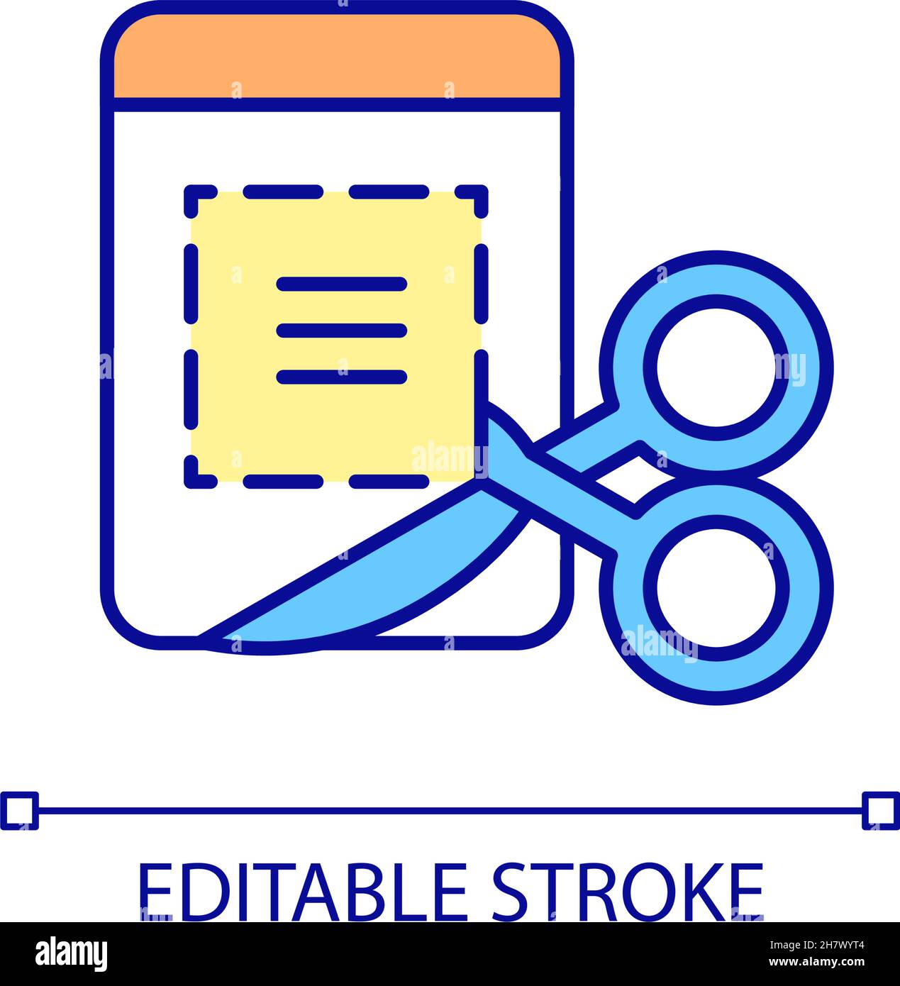 Screenshot RGB color icon Stock Vector