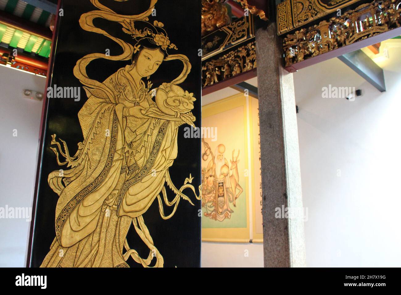 chinese temple (wak hai cheng bio) in singapore Stock Photo Alamy