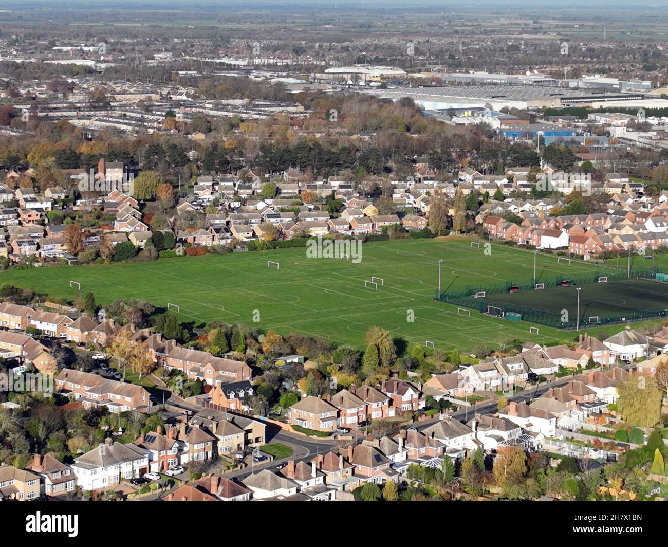 Peterborough, UK. 22nd Nov, 2021. A view showing The Grange, playing