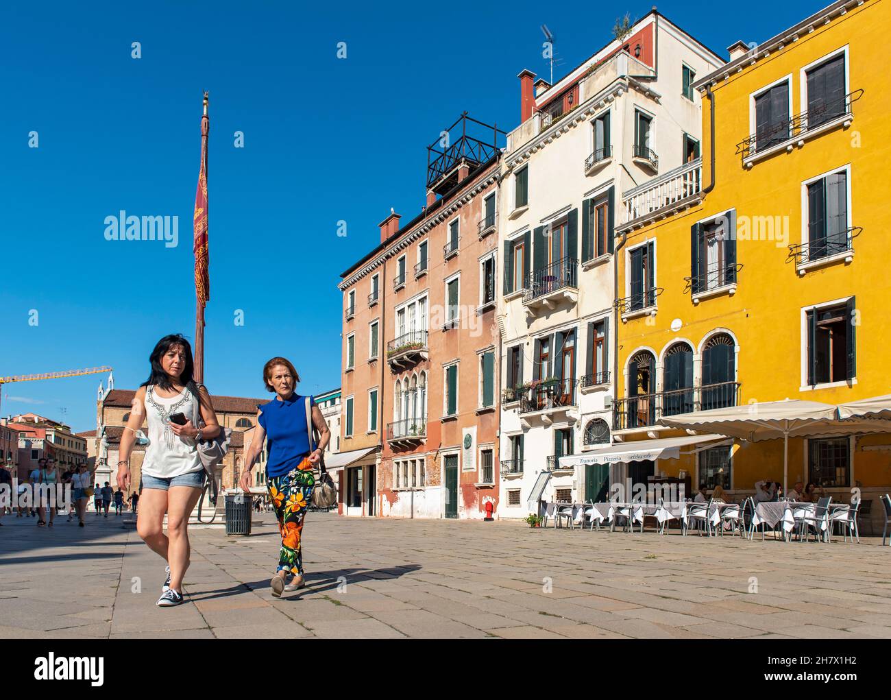 Campo Santo Stefano, Venice, Italy Stock Photo