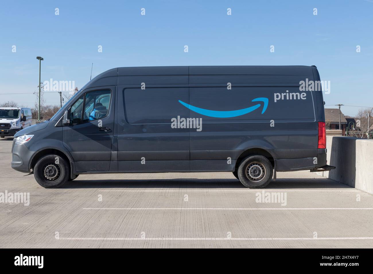 Beavercreek - Circa November 2021: Amazon Prime delivery van. Amazon.com is  getting In the delivery business With Prime branded vans Stock Photo - Alamy