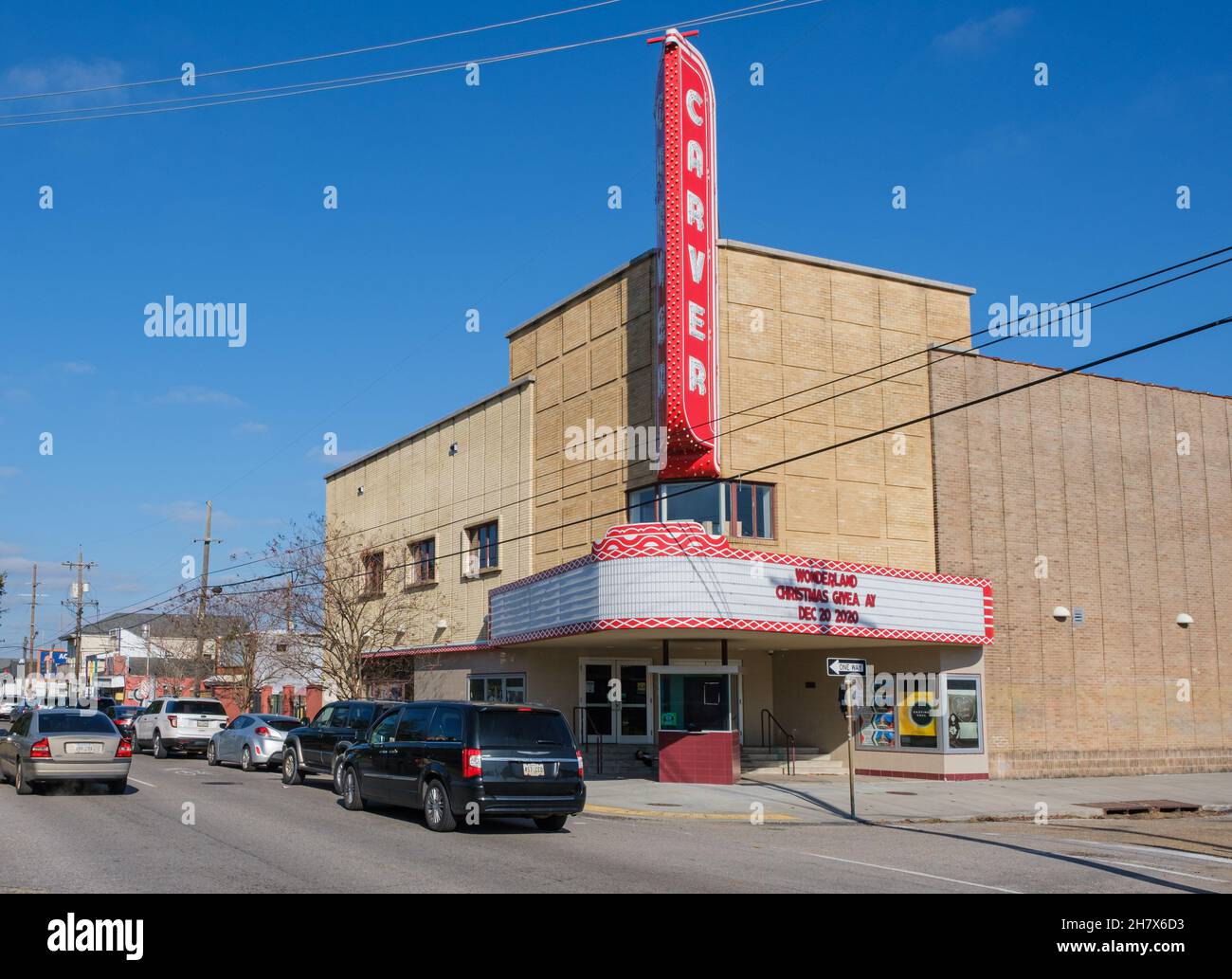 NEW ORLEANS, LA, USA - JANUARY 9, 2021: Carver Theater on Orleans ...