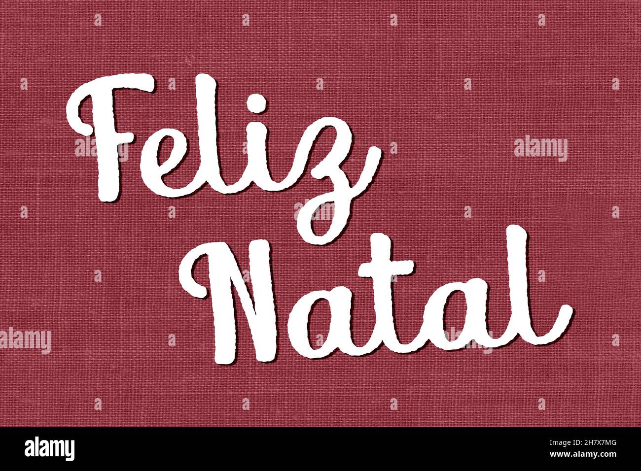 Merry Christmas. (Portuguese Feliz Natal . Translation Merry Portuguese Merry Christmas