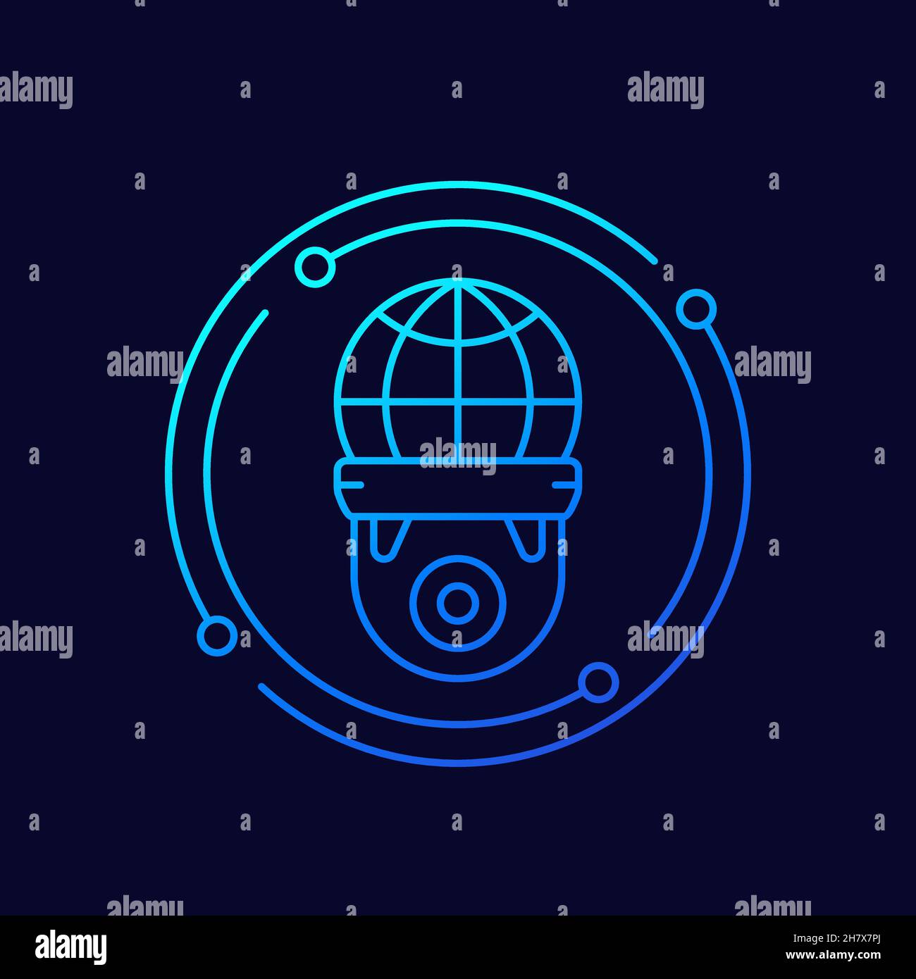ip camera line vector icon Stock Vector Image & Art - Alamy