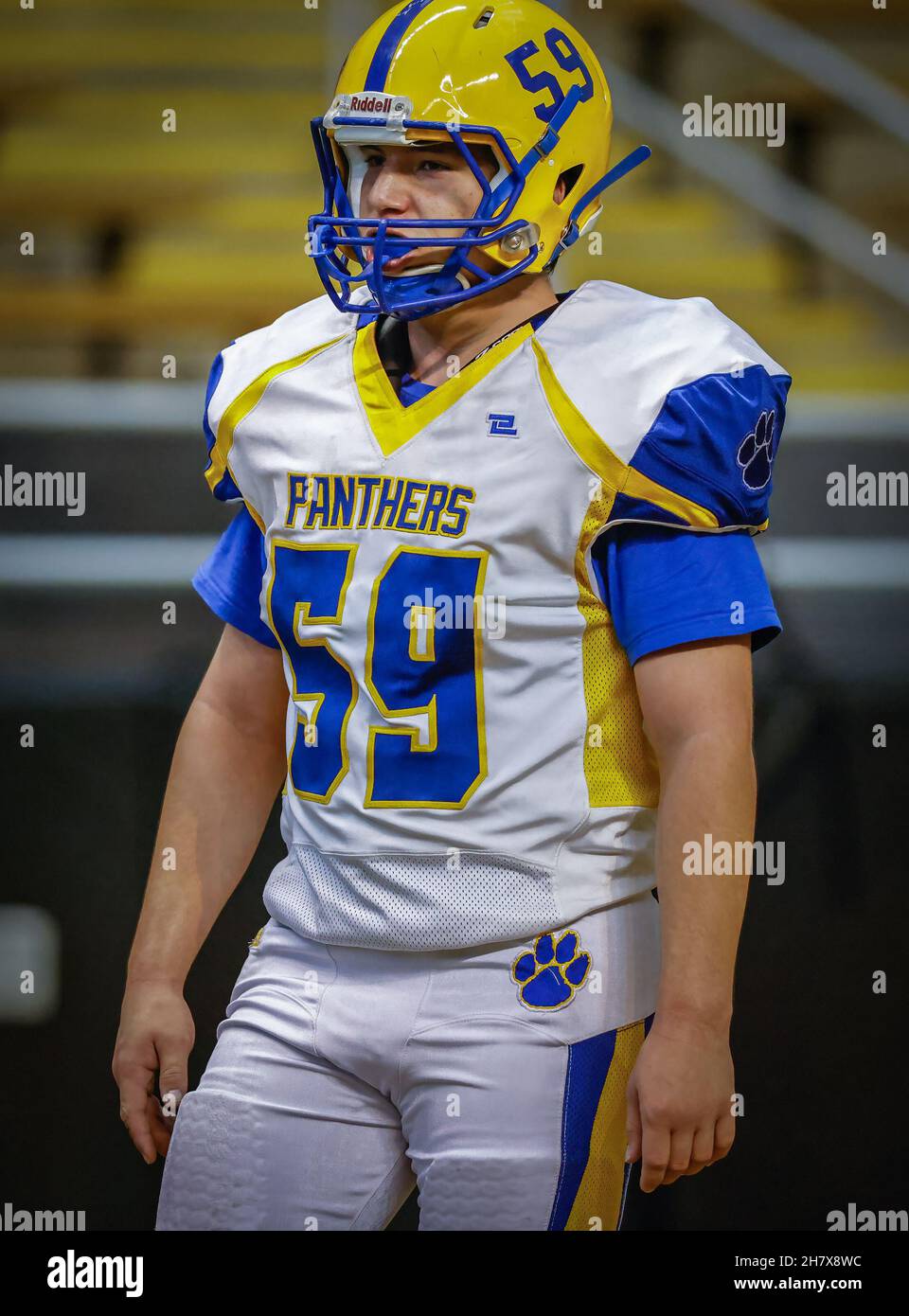 Football Action with Carey vs Kendrick High School at the Idaho State