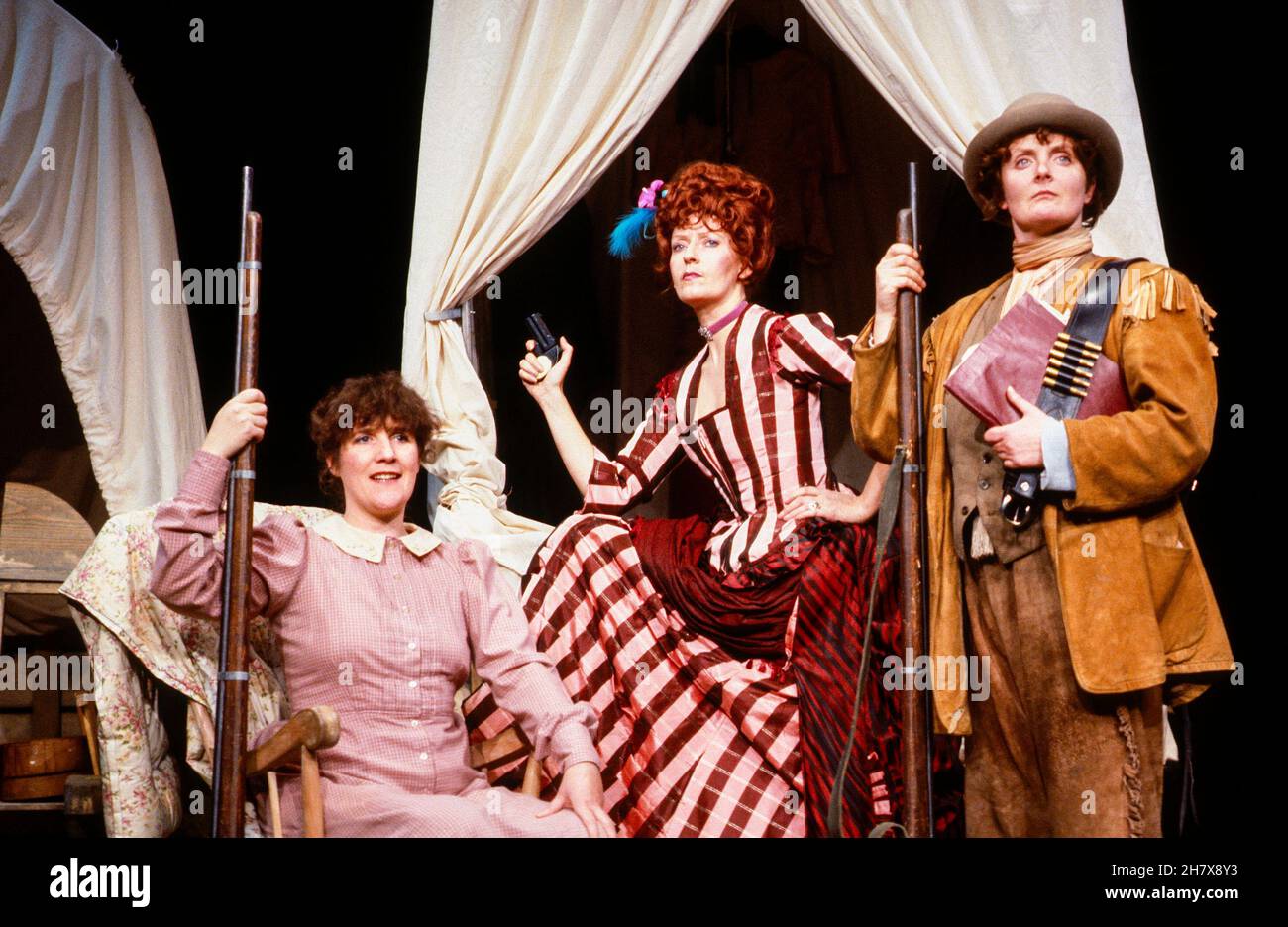 lr Jane Cox (Quiet Jane), Mary McCusker (Madame Moustache), Gillian