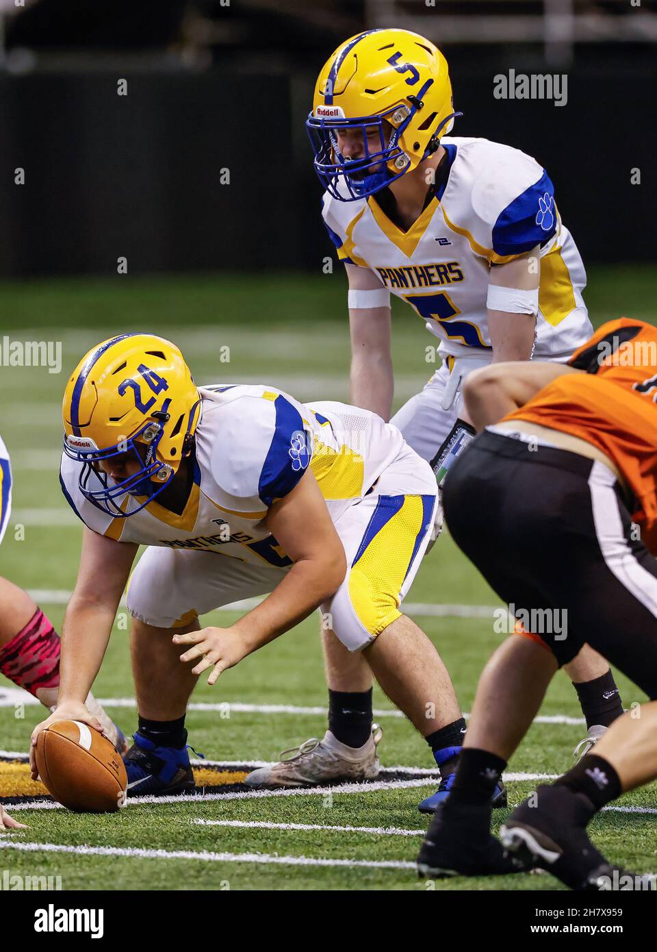 Football Action with Carey vs Kendrick High School at the Idaho State