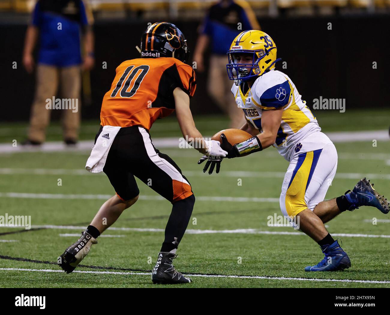 Football Action with Carey vs Kendrick High School at the Idaho State