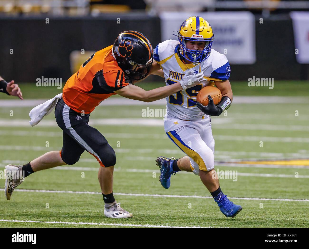 Football Action with Carey vs Kendrick High School at the Idaho State