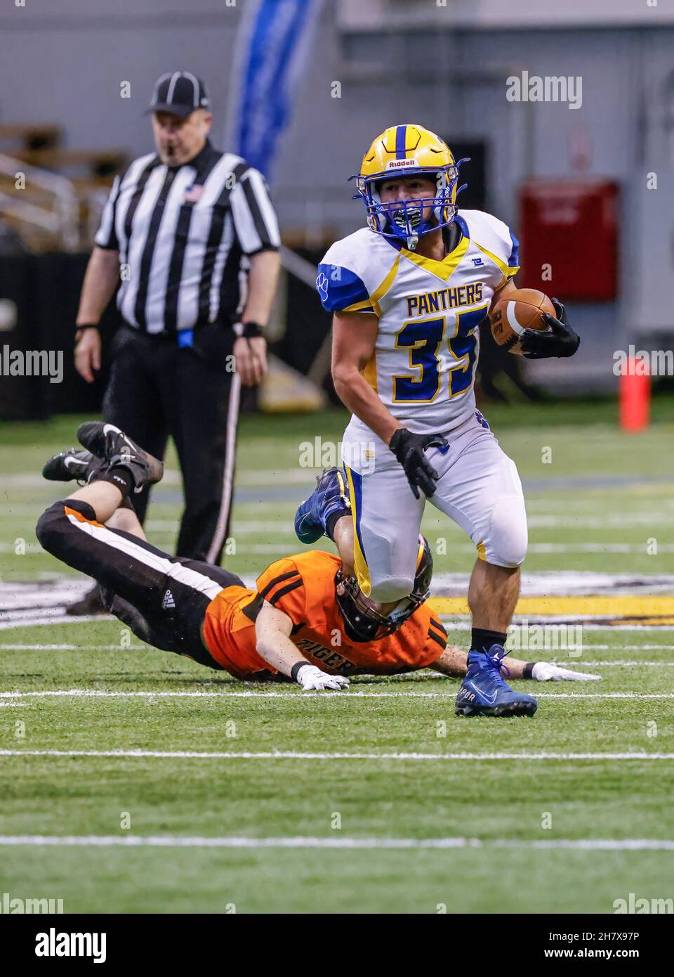 Football Action with Carey vs Kendrick High School at the Idaho State