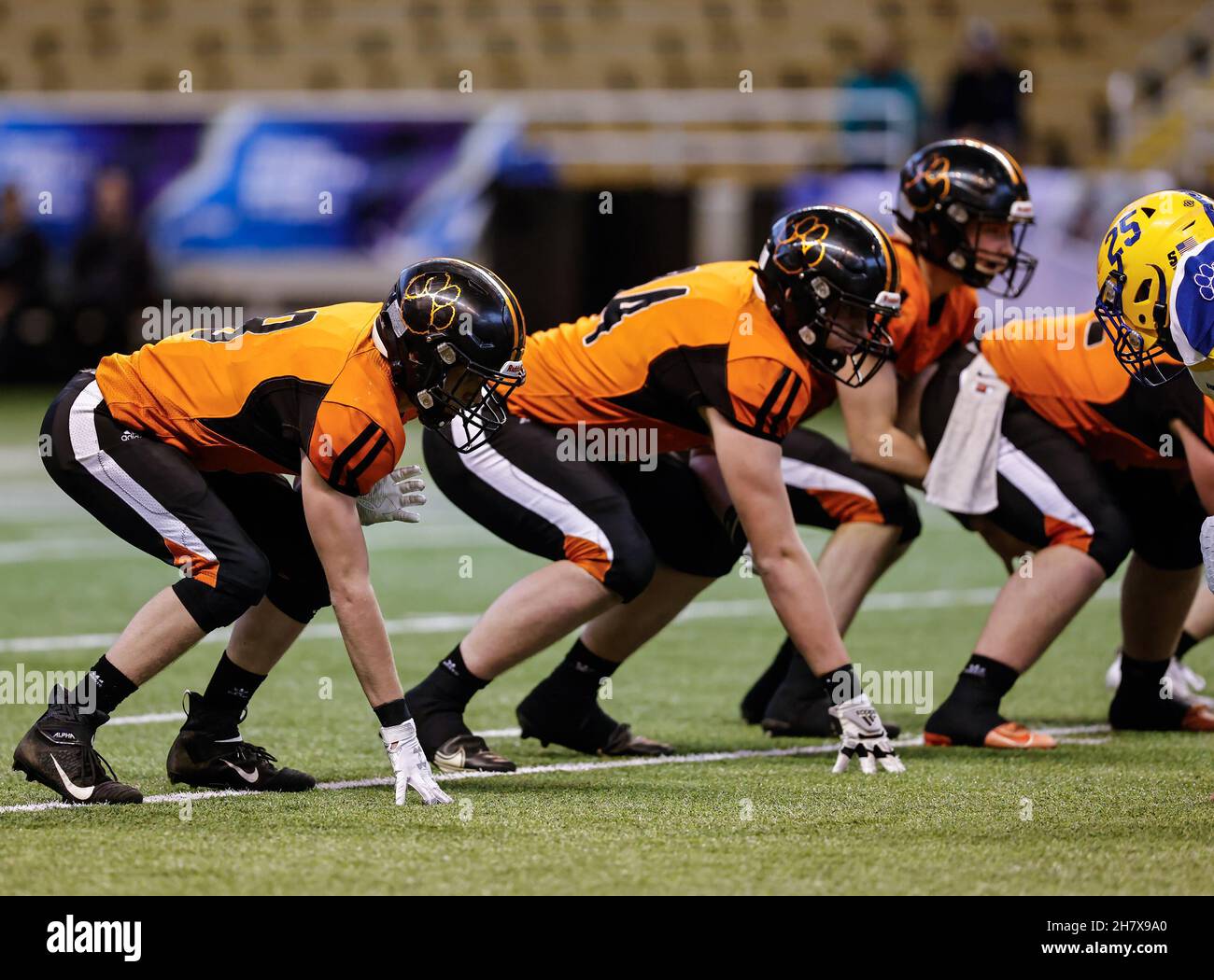 Football Action with Carey vs Kendrick High School at the Idaho State