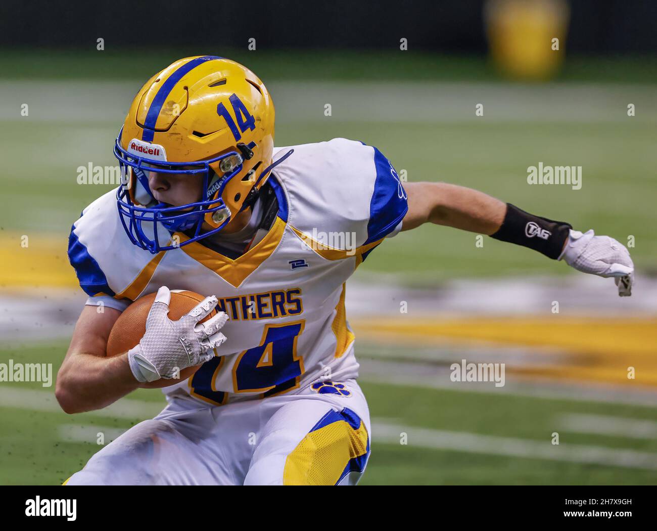 Football Action with Carey vs Kendrick High School at the Idaho State