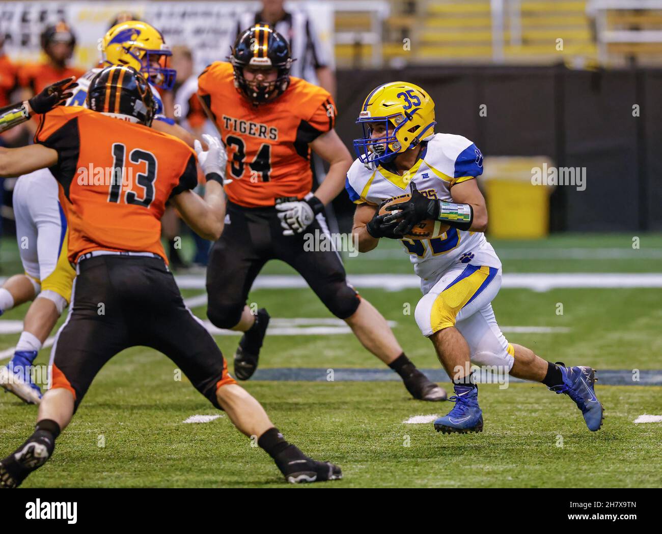 Football Action with Carey vs Kendrick High School at the Idaho State