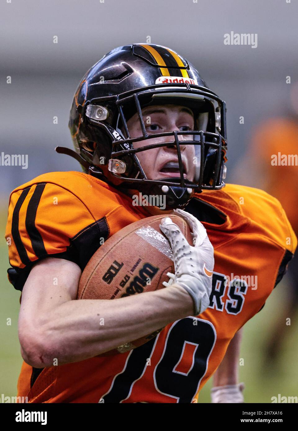 Football Action with Carey vs Kendrick High School at the Idaho State