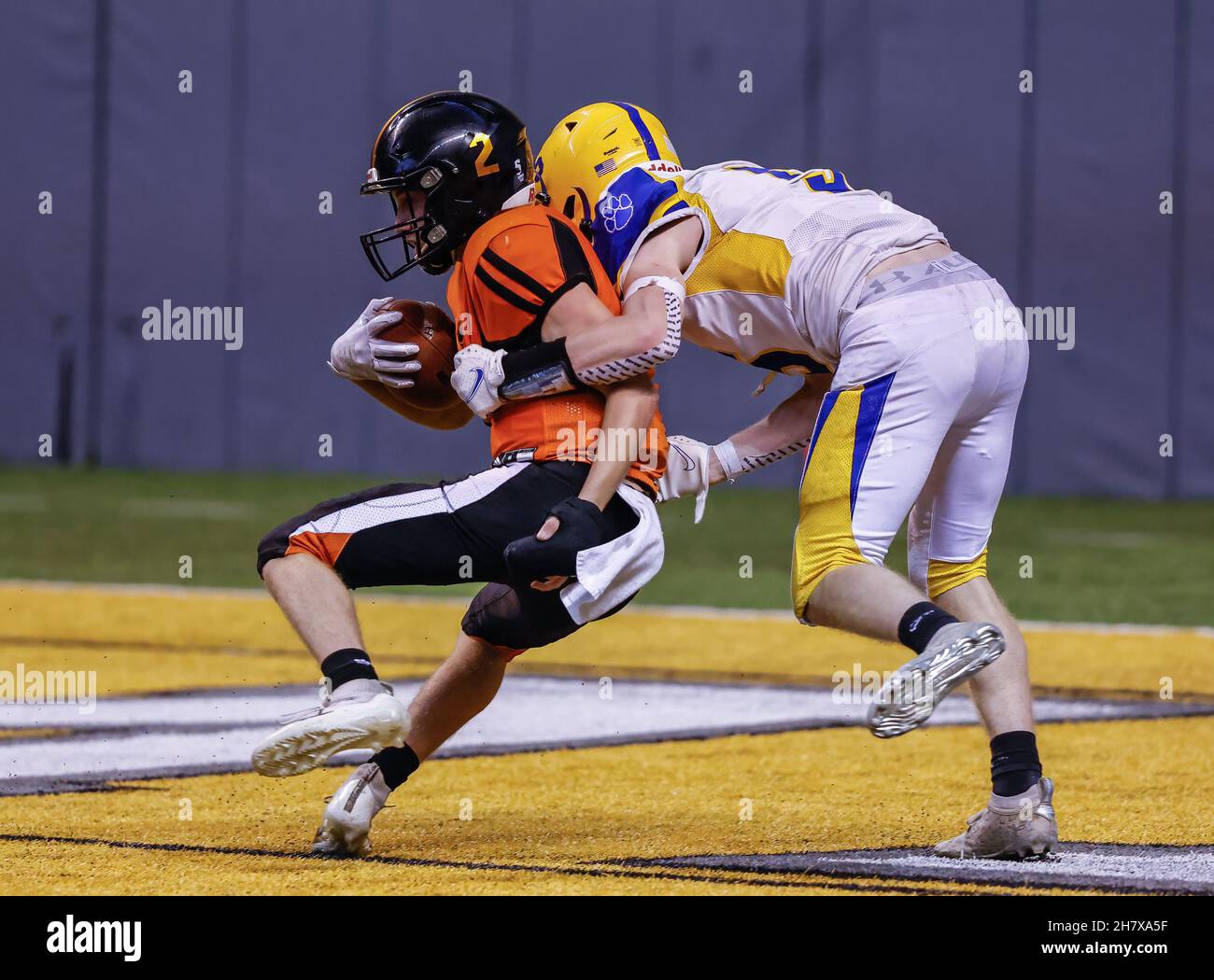 Football Action with Carey vs Kendrick High School at the Idaho State