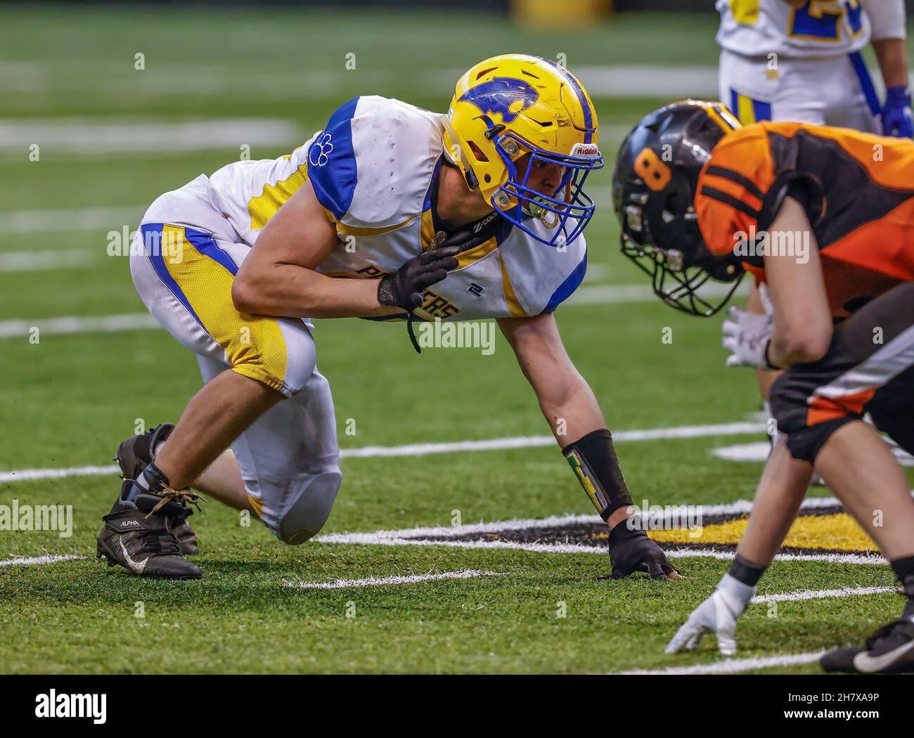 Football Action with Carey vs Kendrick High School at the Idaho State