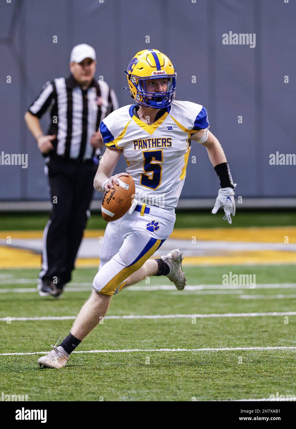 Football Action with Carey vs Kendrick High School at the Idaho State Football Championship in