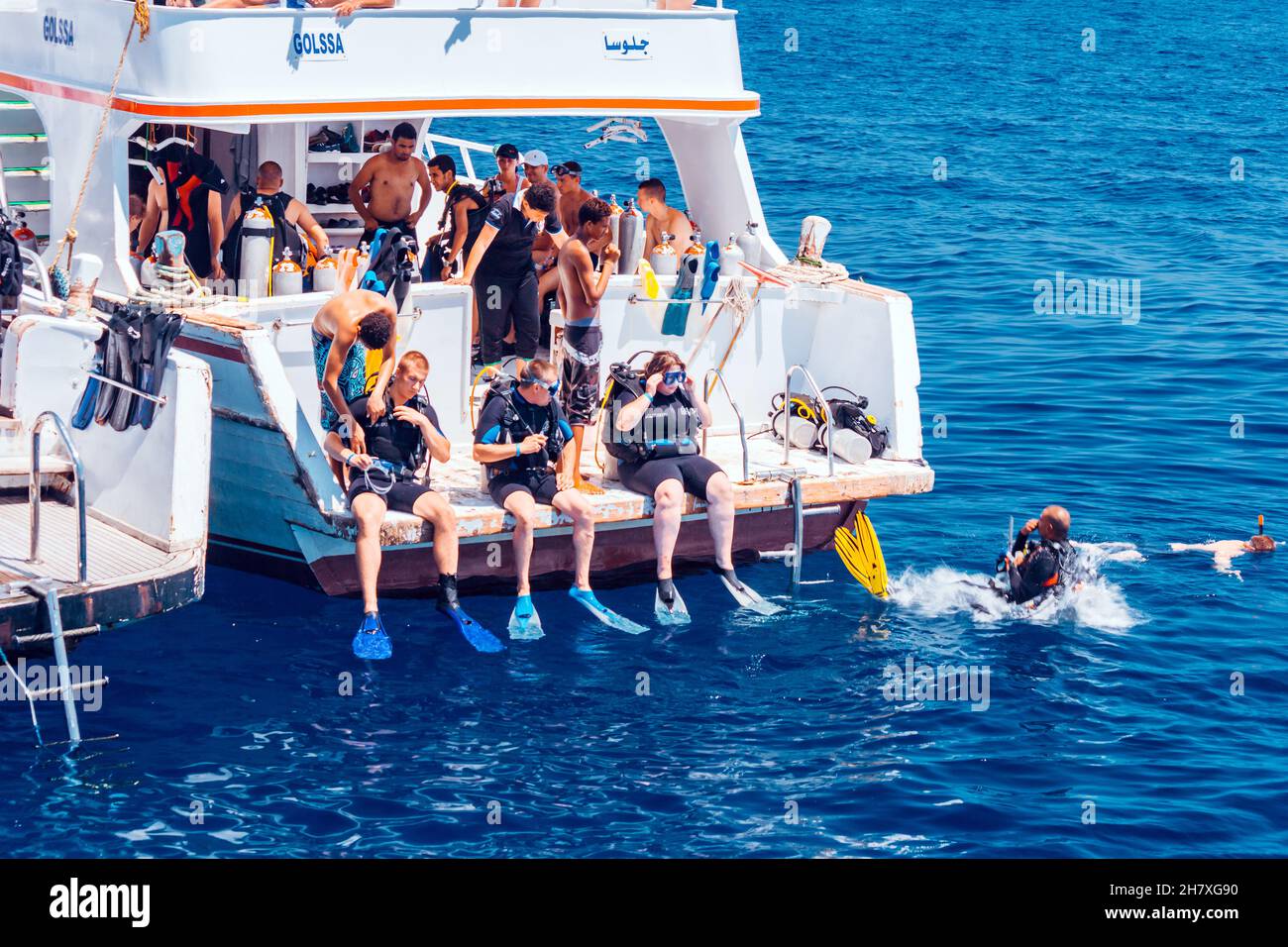 The Red Sea is a very popular diving destination Stock Photo Alamy