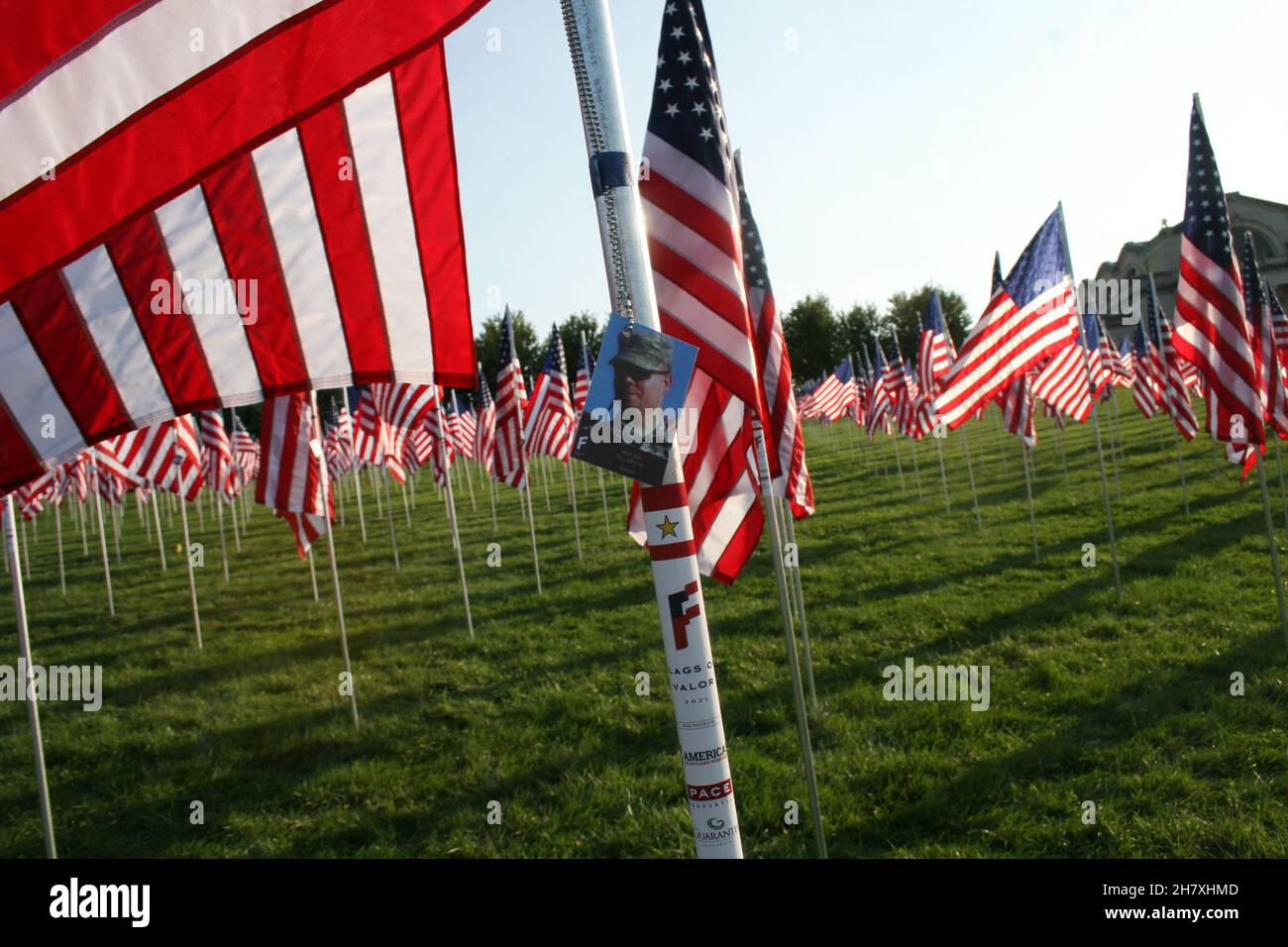Flags of Valor to honor our fallen Veterans. The cover Art Hill in