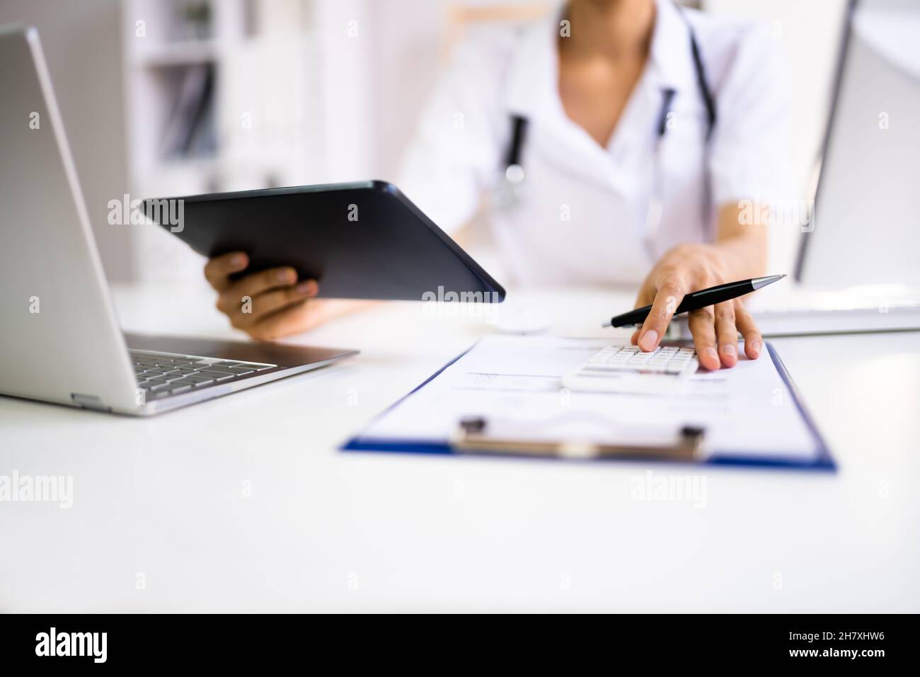 Medical Bill Codes Audit And Billing In Hospital Stock Photo Alamy