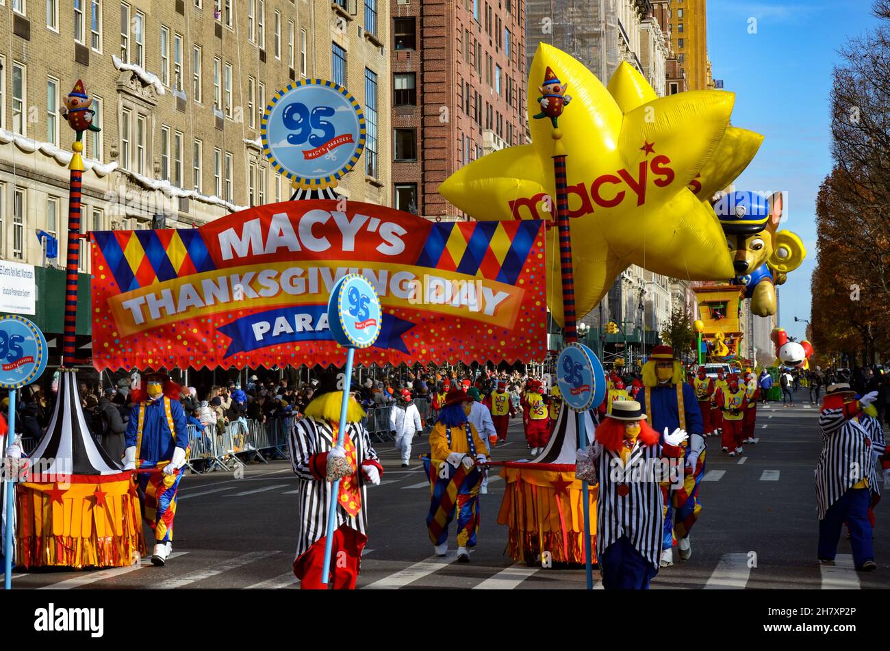 Thousands attended the 95th annual Macy's Thanksgiving Day Parade in