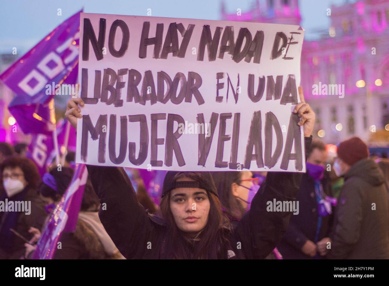 Hundreds of people, mostly women, have taken to the streets this ...