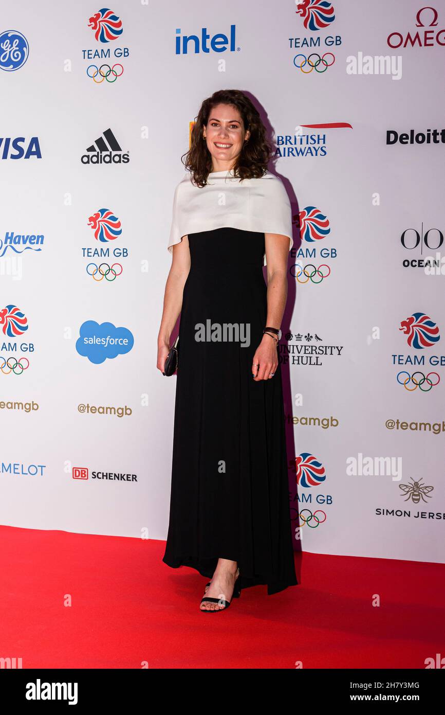 LONDON, UNITED KINGDOM. 25th Nov, 2021. Kate French attends the 2022 Team GB Ball at Evolution London on Thursday, November 25, 2021 in LONDON, UNITED KINGDOM. Credit: Taka G Wu/Alamy Live News Stock Photo