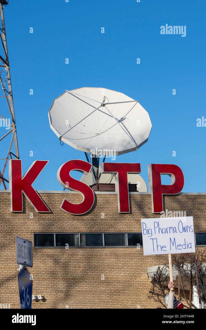 KSTP-TV, is an ABC-affiliated television station licensed to Saint