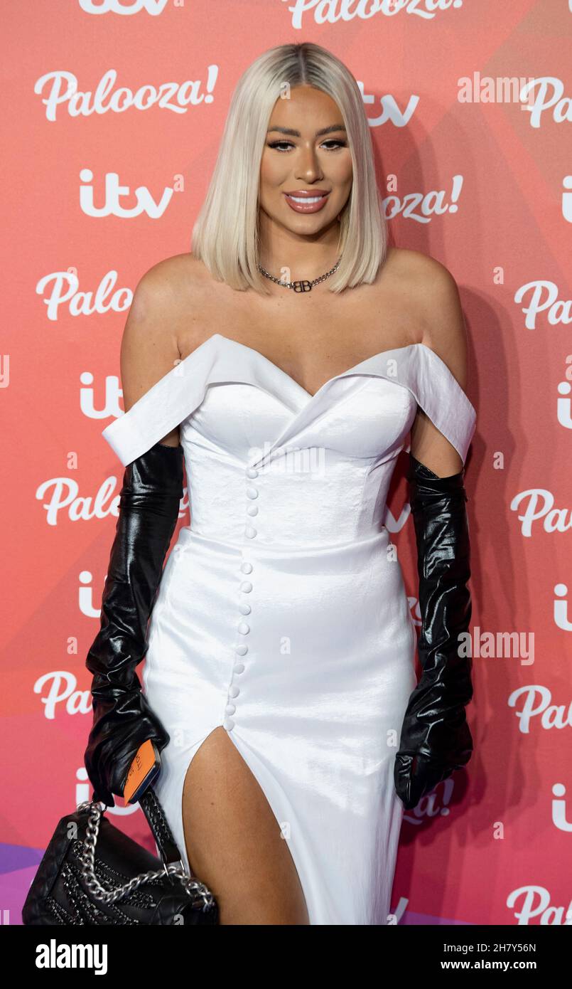 London, UK. 23rd Nov, 2021. Demi Sims attends the ITV Palooza! 2021 at