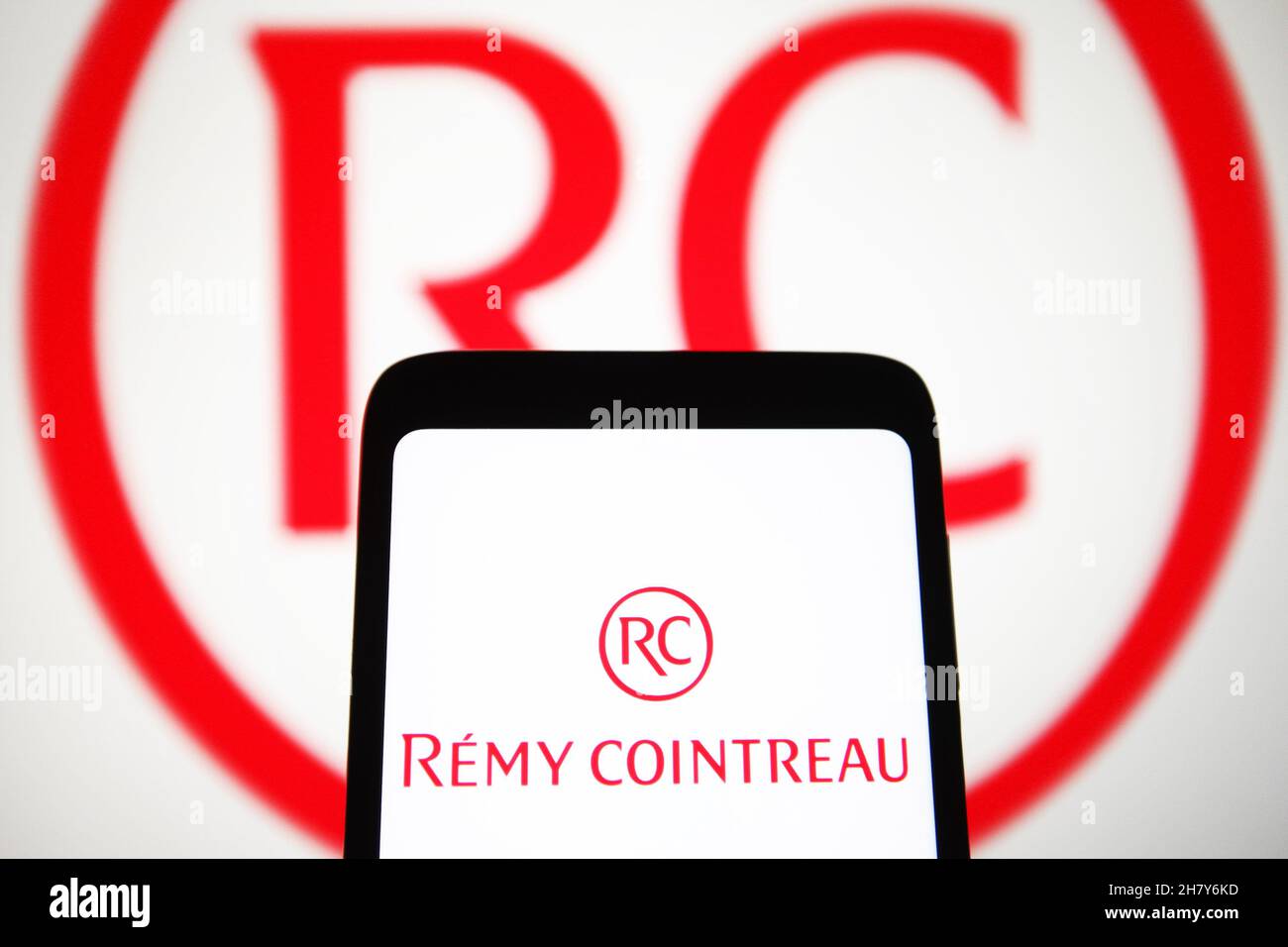 Ukraine. 25th Nov, 2021. In this photo illustration, a Remy Cointreau ...